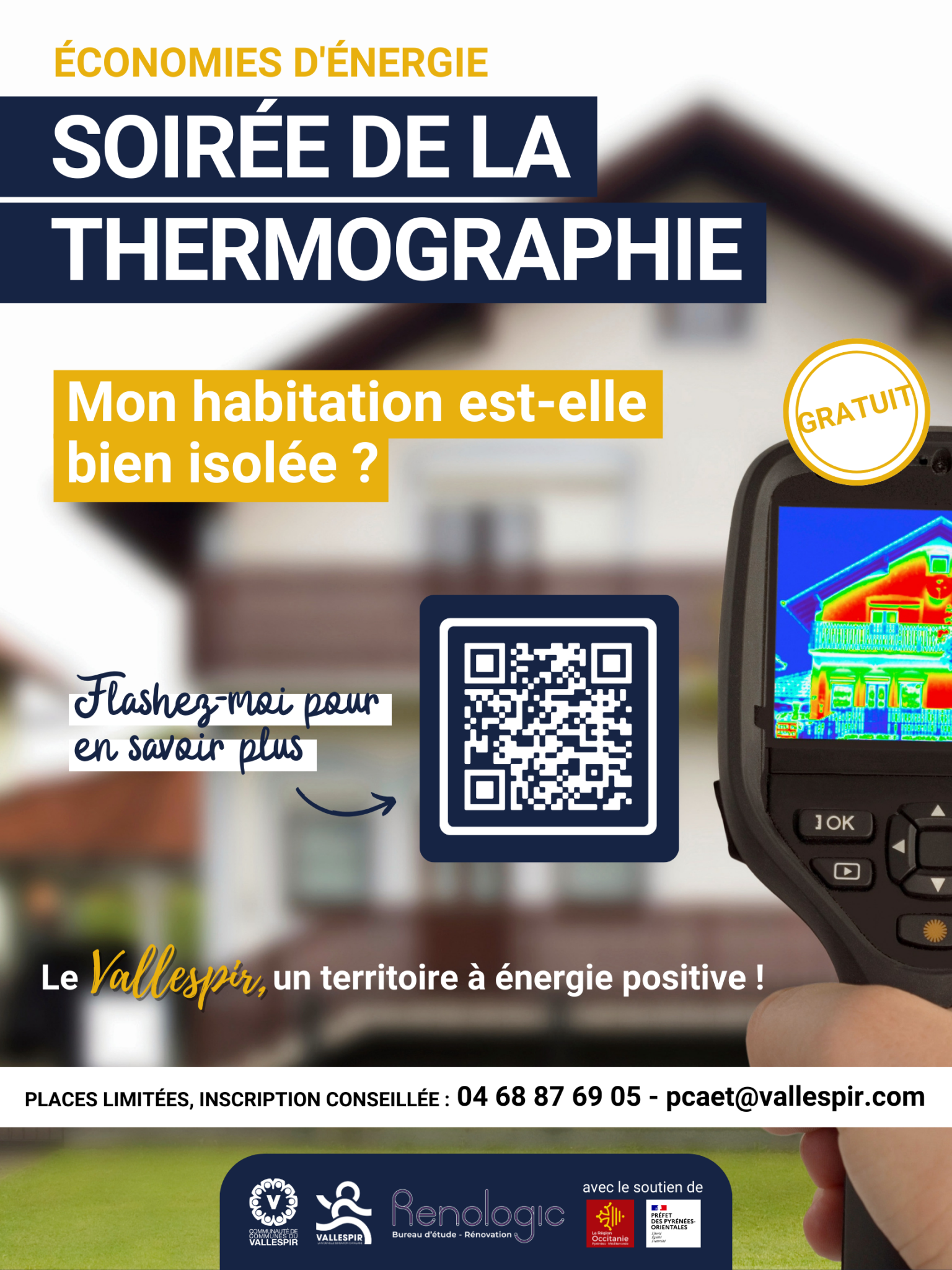 Thermographie de façades - Communauté de communes du Vallespir CCV